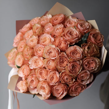 Peach Garden Roses