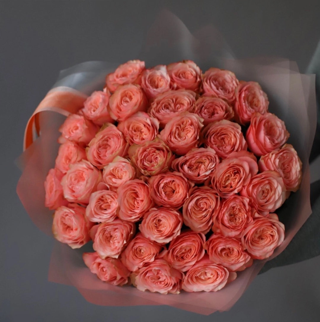 Peach Garden Roses