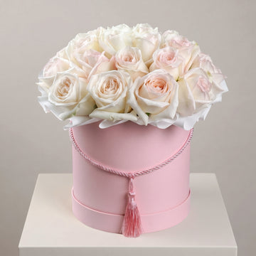 White Roses Flower Box